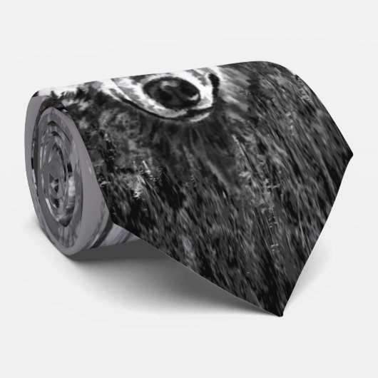 Wolf im Wald Wilderness Animal Krawatte (Gerollt)