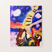Wolf im Winter Puzzle (Vertikal)