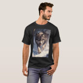 Wolf im Winter T-Shirt (Vorne ganz)