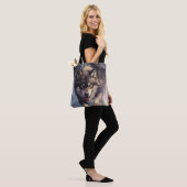 Wolf im Winter Tasche (Am Model)