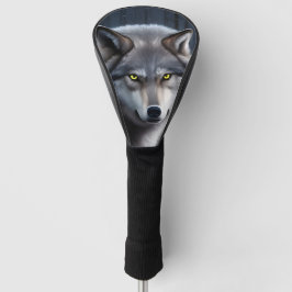 Wolf im Winterwald Golf Headcover