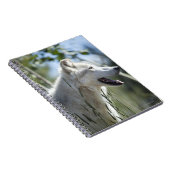 Wolf im Yellowstone 2 Notizblock (Rechte Seite)