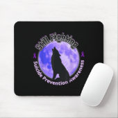 Wolf: Immer noch Kampf gegen Suizidprävention Mousepad (Mit Mouse)