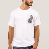 Wolf in Blume Singlet T-Shirt (Vorderseite)