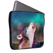 Wolf in den Bergen Laptopschutzhülle (Vorne Rechts)