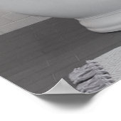 Wolf in der Badewanne Bubble Bad Poster (Ecke)