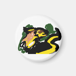 Wolf in der Herbstzeit Magnet