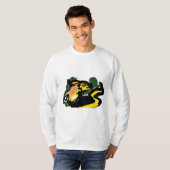 Wolf in der Herbstzeit T-Shirt (Vorne ganz)