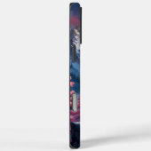 Wolf in der Mondlicht-Nacht heulen Case-Mate iPhone Hülle (Rückseite / Rechts)