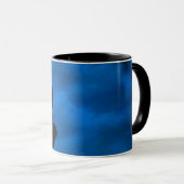 Wolf in der Nacht Tasse (VorderseiteRechts)