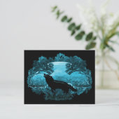 Wolf in der Natur Postkarte (Stehend Vorderseite)