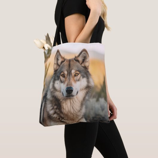 Wolf in der Natur Tasche (Von Nahem)