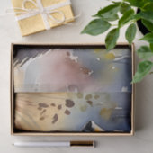 Wolf in einem Aquarellbild Seidenpapier (Geschenk)