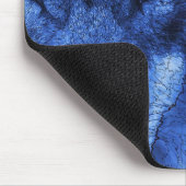 Wolf in einer klaren blauen Nacht Mousepad (Ecke)