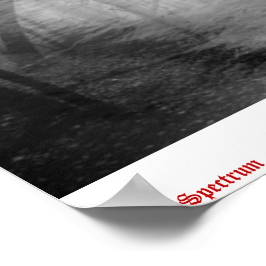 Wolf in Forest Poster DarkSpectrum original (Ecke)