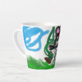 Wolf in freier Wildbahn Milchtasse (Linke Ecke)