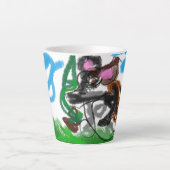 Wolf in freier Wildbahn Milchtasse (Vorderseite)