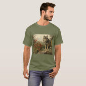 Wolf in Glen Men's T - Shirt (Vorne ganz)