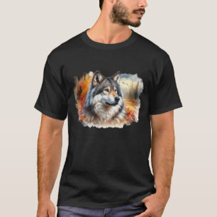 Wolf in Herbstfarben: Die Schönheit der Natur entf T-Shirt