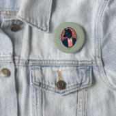 Wolf in menschlicher Kleidung Button (Beispiel)