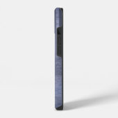 Wolf in minimaler formaler Kleidung – Stiller Wald iPhone Hülle (Linke Seite)