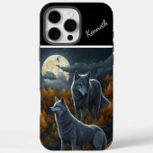 Wolf in Mondlicht Case-Mate iPhone Hülle (Rückseite)