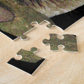 Wolf in Nachtposter Puzzle (Seite)