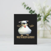 Wolf in Schafen Bekleidung Postkarte (Stehend Vorderseite)