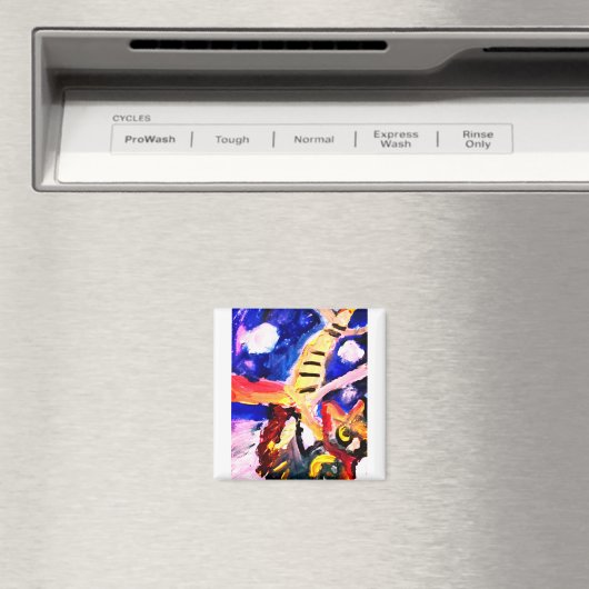 Wolf in winter  magnet (In Situ (Geschirrspüler))