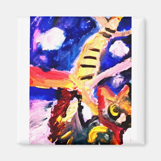 Wolf in winter  magnet (Vorne)