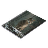 Wolf in Winter Notizblock (Linke Seite)
