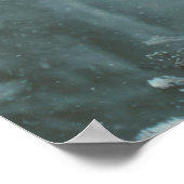 Wolf in Winter Poster (Ecke)