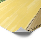 Wolf in Wolfs Kleidung Witziges Poster (Ecke)