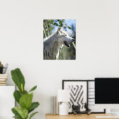 Wolf in Yellowstone. Poster (Heimbüro)