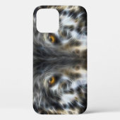 Wolf Inspirational Airbrush-Portrait Case-Mate iPhone Hülle (Rückseite)