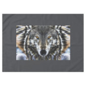 Wolf Inspirational Design Portrait Tischdecke (Vorderseite (Horizontal))