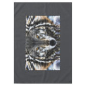 Wolf Inspirational Design Portrait Tischdecke (Vorderseite)