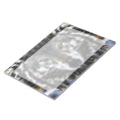 Wolf Inspirational Grafik-Portrait Notizblock (angewinkelt)