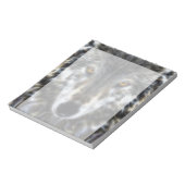 Wolf Inspirational graphic Portrait Notizblock (Rotiert)