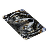 Wolf Inspirational intensives Portrait Magnet (Rechte Seite)