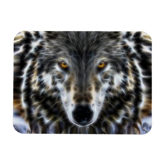 Wolf Inspirational intensives Portrait Magnet (Horizontal)
