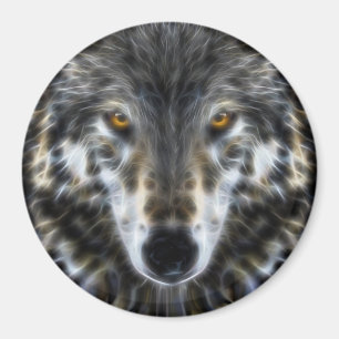 Wolf Inspirational intensives Portrait Magnet