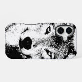 Wolf iPhone 16 Hülle (Rückseite (Horizontal))