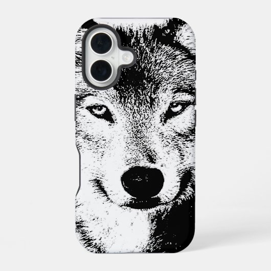 Wolf iPhone 16 Hülle (Rückseite)