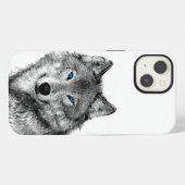 Wolf iPhone Hülle (Rückseite (Horizontal))