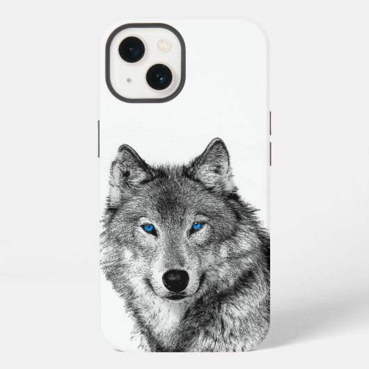 Wolf iPhone Hülle (Rückseite)