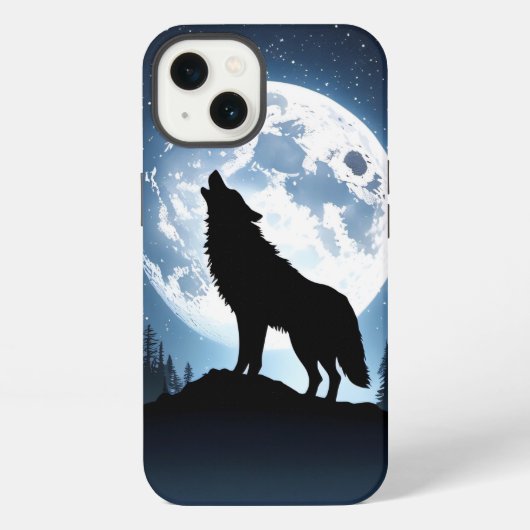 Wolf iPhone Hülle (Rückseite)