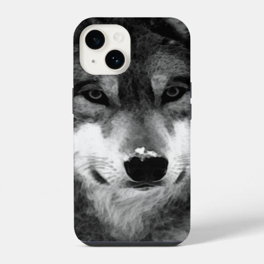 Wolf iPhone Hülle (Rückseite)
