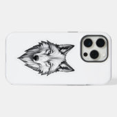 Wolf iPhone Hülle (Rückseite (Horizontal))
