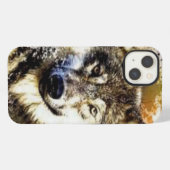 Wolf iPhone hülle (Rückseite (Horizontal))